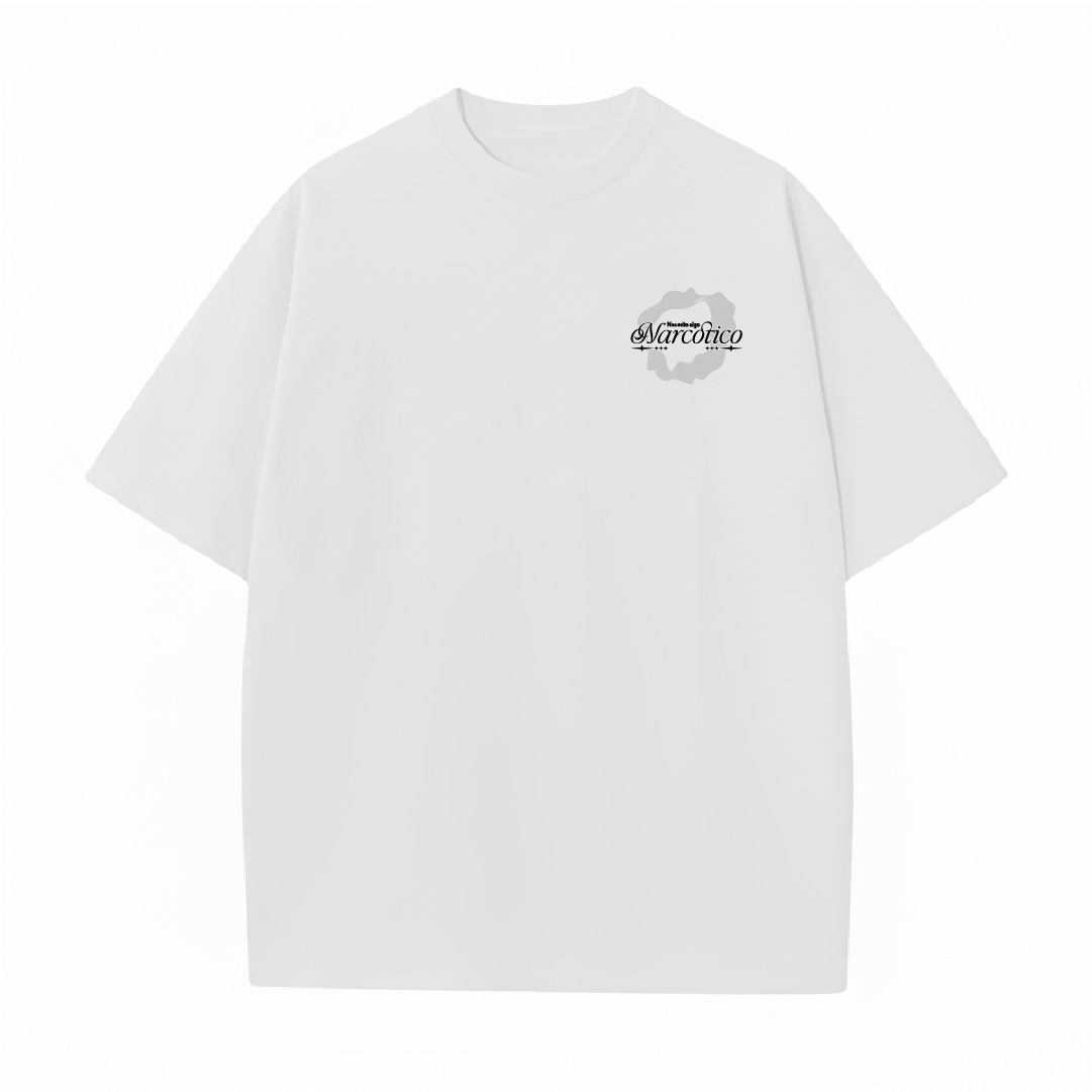 Oversize Narcótica Blanco Front