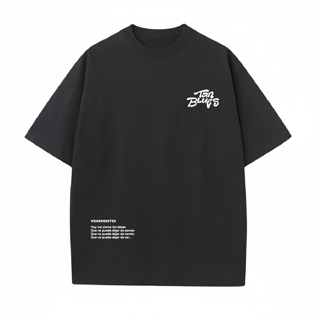 Oversize Tan Blues Negro Front